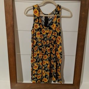 90s Sunflower Sun Dress